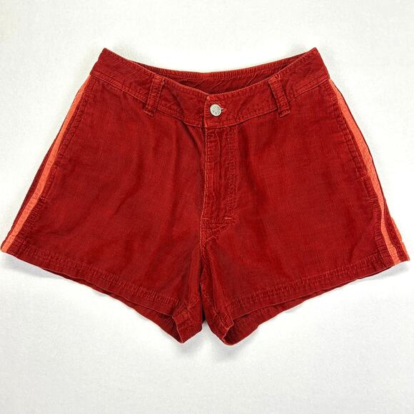 HIC Hawaiian Island Creations Vtg Corduroy Shorts Size 26" Stripe 90s Cotton HTF - Picture 1 of 16